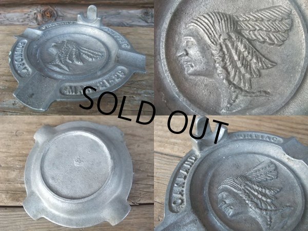 画像2: 20s Vintage Ashtray Indian (NK-358) (2)