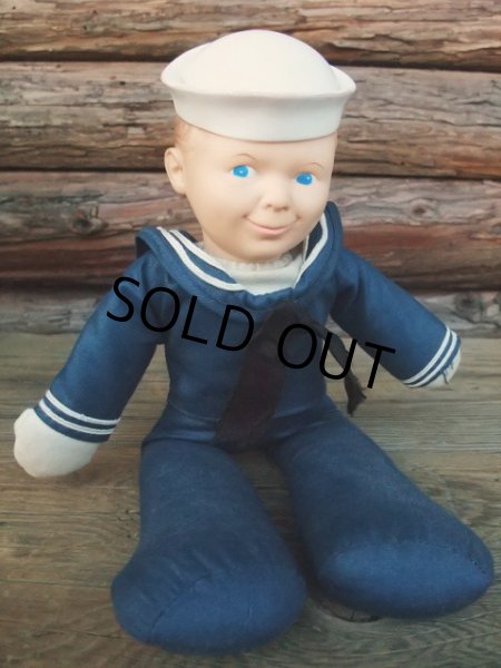 画像1: 80s Vintage / Cracker Jack Sailor Jack 13' Doll (NK-432） (1)