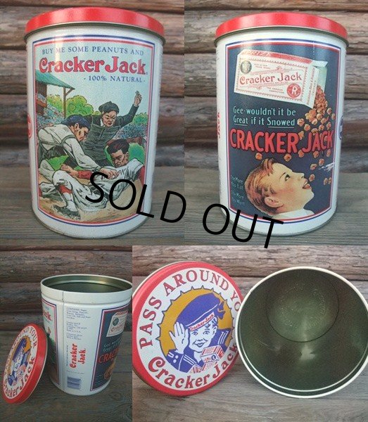画像2: 90s Vintage Cracker Jack Tin Can #07 (NK-431） (2)