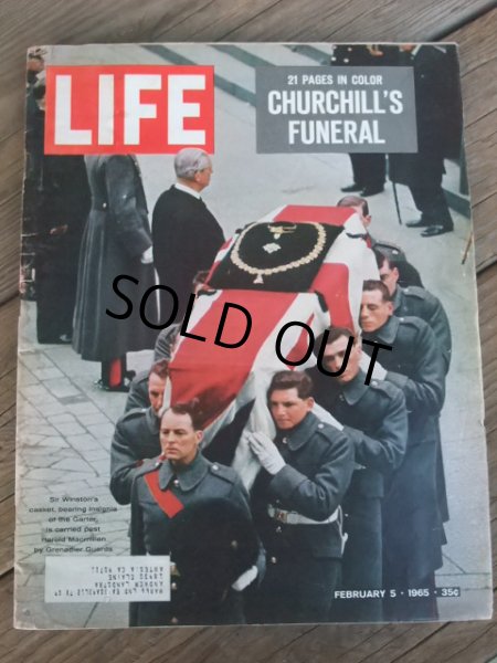 画像1: 60s Vintage LIFE Magazine / Feb 5,1965 (NK-453)  (1)