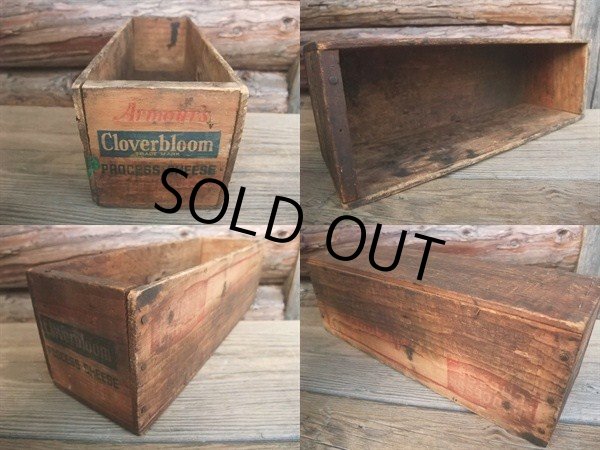 画像2: Vintage Wooden Cheese Container Box #G (NK-442） (2)