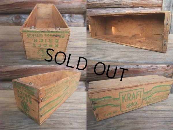 画像2: Vintage Wooden Cheese Container Box #A (NK436) (2)