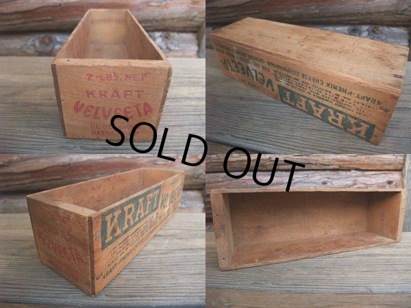 画像2: Vintage Wooden Cheese Container Box #B (NK-437） (2)