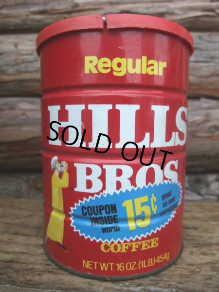 画像1: Vintage Hills Bros Coffee Tin Can #C (NK-387) (1)