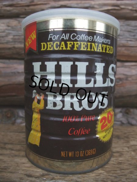 画像1: Vintage Hills Bros Coffee Tin Can #D (NK-388) (1)