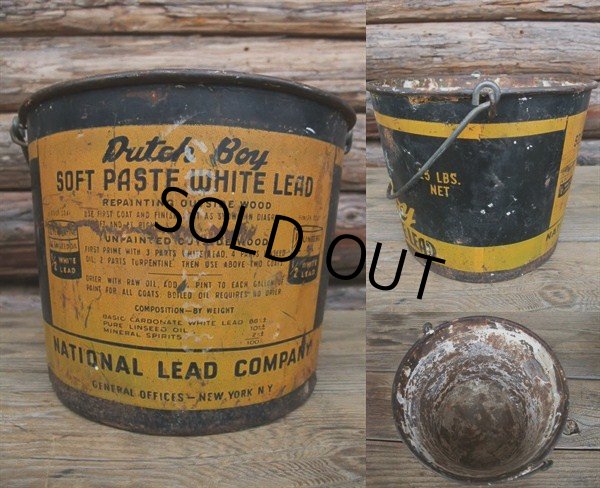 画像3: Vintage Dutch Boy Paint / Bucket-M (NK494) (3)