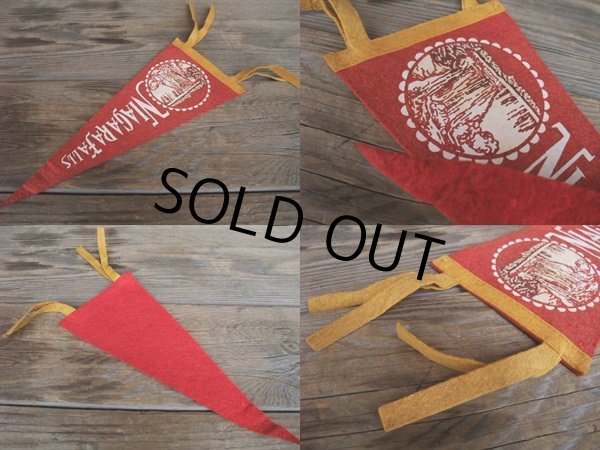 画像2: Vintage Souvenir Pennant / NIAGARA FALLS (NK-507)  (2)
