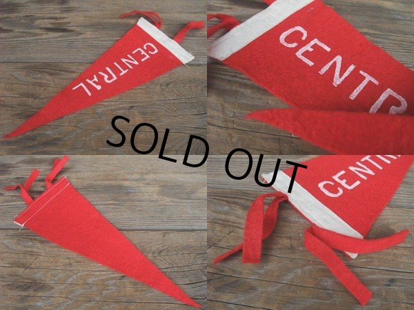 画像2: Vintage Souvenir Pennant / CENTRAL (NK-505)  (2)