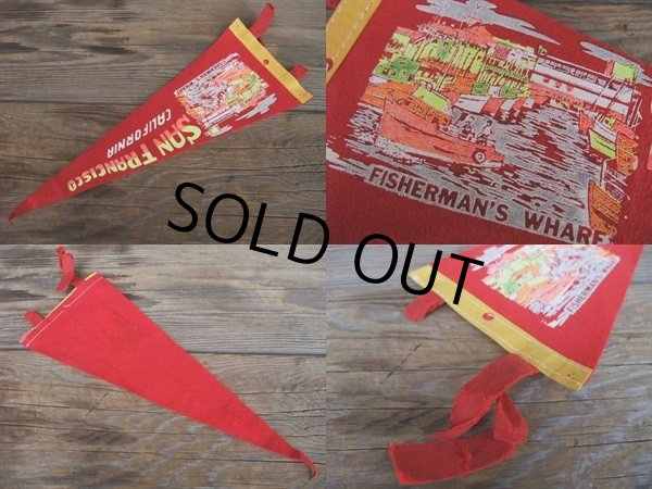 画像2: Vintage Souvenir Pennant / SAN FRANCISCO (NK-512)  (2)