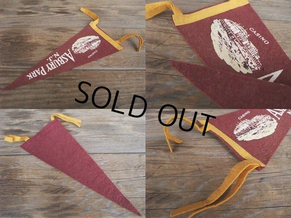 画像2: Vintage Souvenir Pennant / ASBURY PARK (NK-515)  (2)