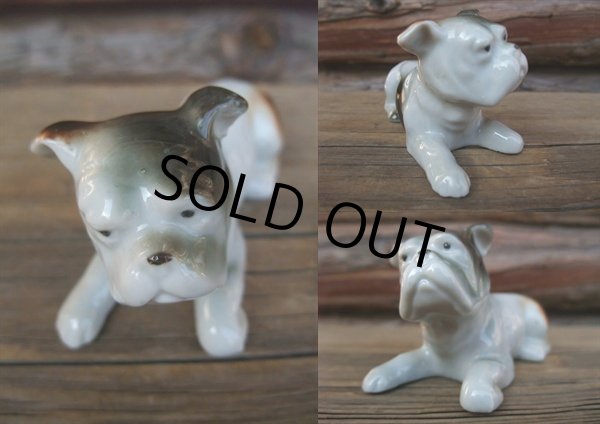 画像2: 60s Vintage Bulldog Ceramic Statue  (NK-547) (2)