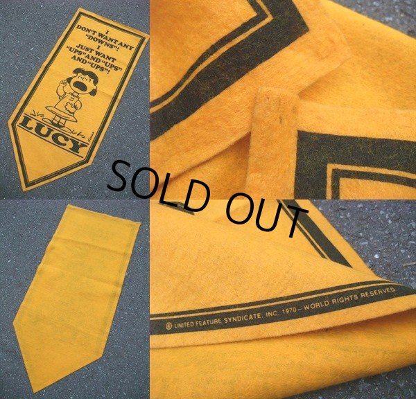 画像2: Vintage Pennant LUCY - Y  (NK569)  (2)