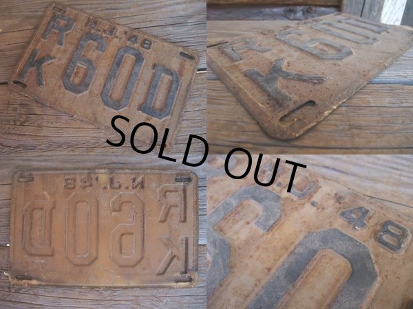 画像2: 40s Vintage Lisence Plate / RK60D (NK-574) (2)