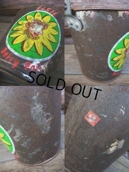 画像2: Vintage Borden's Elsie Dairy Pail tin (NK-591)  (2)