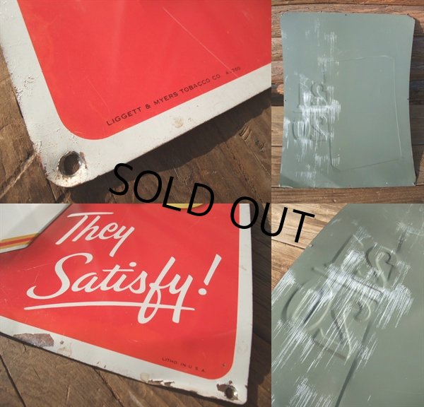 画像3: Vintage Store Sign / CHESTERFIELD CIGARETTS (NK594)  (3)