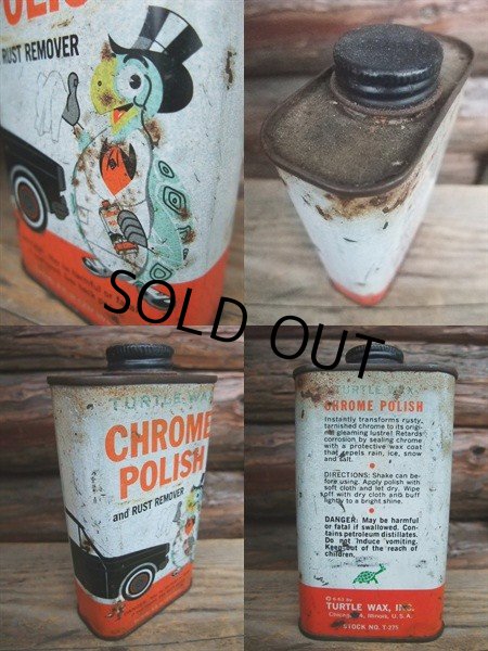 画像2: 70s Vintage TURTLE WAX Can  (NK-601) (2)
