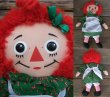 画像2: Raggedy Anne&Andy / Rug Doll - Xmas (NK628) (2)