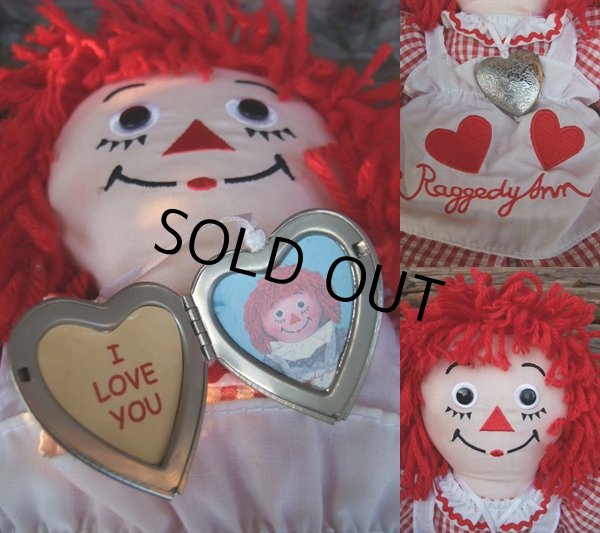 画像2: Raggedy Anne&Andy / Rug Doll - I love you (NK-625) (2)