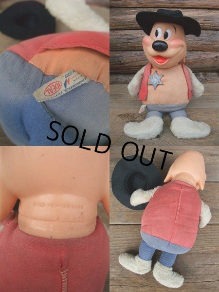 画像2: 60s Vintage IDEAL Terry Toons Deputy Dawg Rubber Face Doll (NK649)  (2)