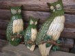 画像1: 60s Vintage SEXTON Wall Decor Owls (NK-650) (1)