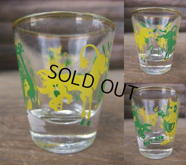 画像2: Vintage Shot Glass Here's HOW (NK715) (2)