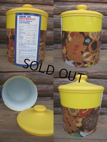画像2: Vintage DOMINO Cookie Tin Can (NK733) (2)