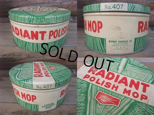 画像2: Vintage RADIANT MOP Tin Can (NK751) (2)