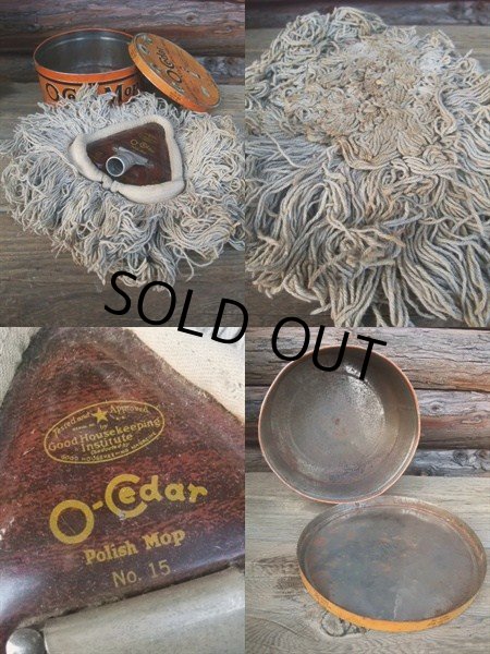 画像2: Vintage O Cedar MOP Tin Can (NK750) (2)