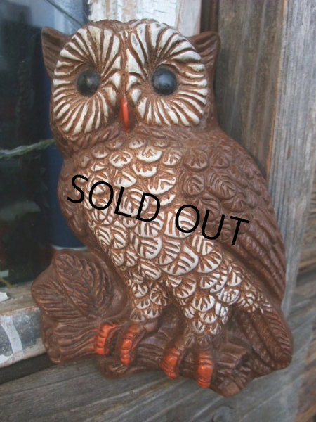 画像1: Vintage OWL Wall Decor (NK755) (1)