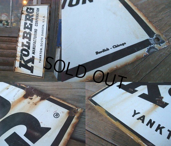 画像2: Vintage KOLBERG Sign (NK833)  (2)