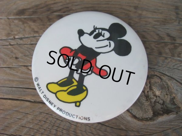 画像1: Vintage Disney Badge / Minnie Mouse #C (NK836)  (1)