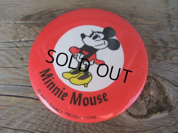 画像1: Vintage Disney Badge / Minnie Mouse #B (NK835)  (1)