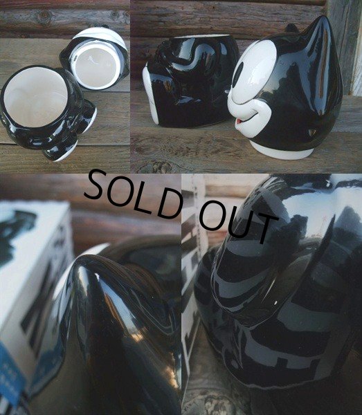 画像3: 90s Vintage Cookie Jar Felix (NK856)  (3)