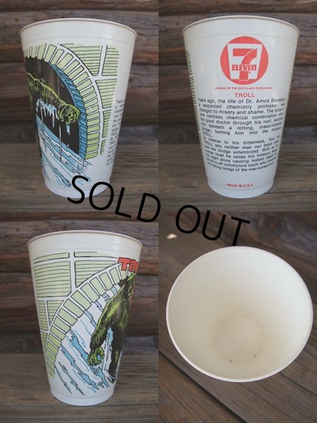 画像2: 70s Vintage Seven-Eleven Monster Cup TROLL (NK882) (2)