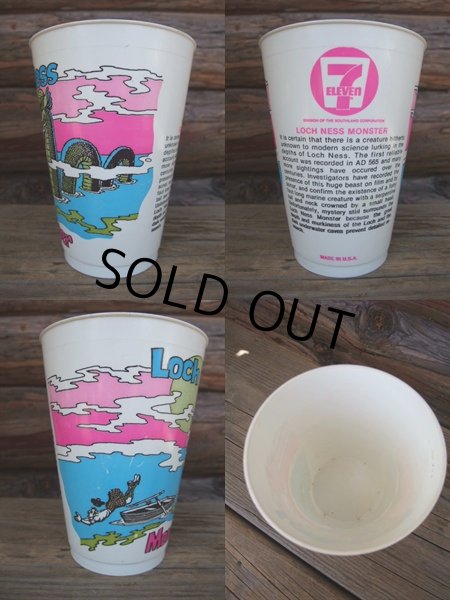 画像2: 70s Vintage Seven-Eleven Monster Cup LOCH NESS (NK883) (2)