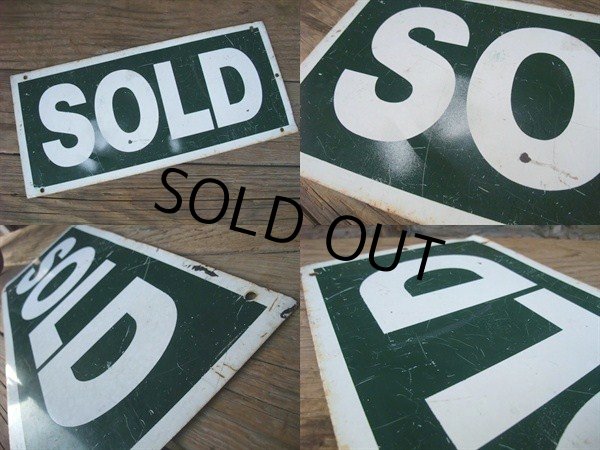 画像3: Vintage SOLD Sign (NK891) (3)