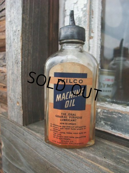 画像1: Vintage Oil Bottle WILCO (NK936) (1)