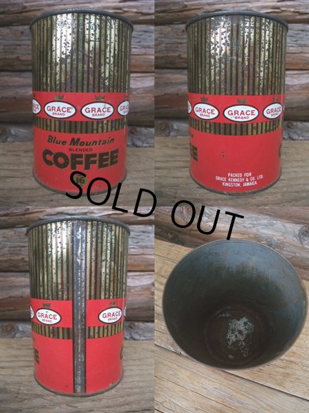 画像2: Vintage Tin Can / GRACE COFFEE (NK945) (2)