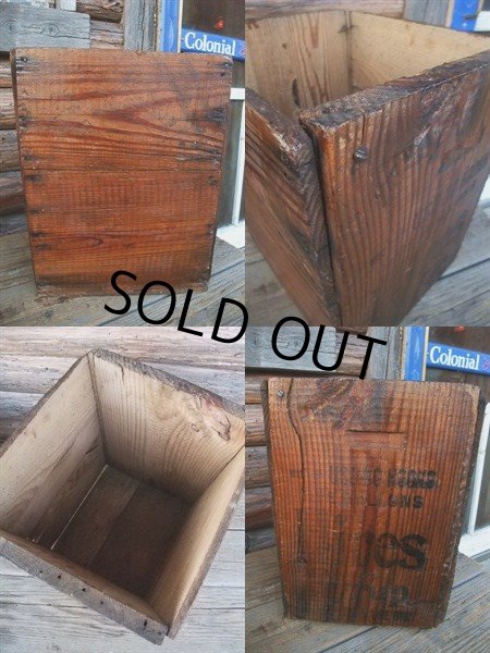 画像2: Vintage Wood Box / Lres Syrup (NK971) (2)