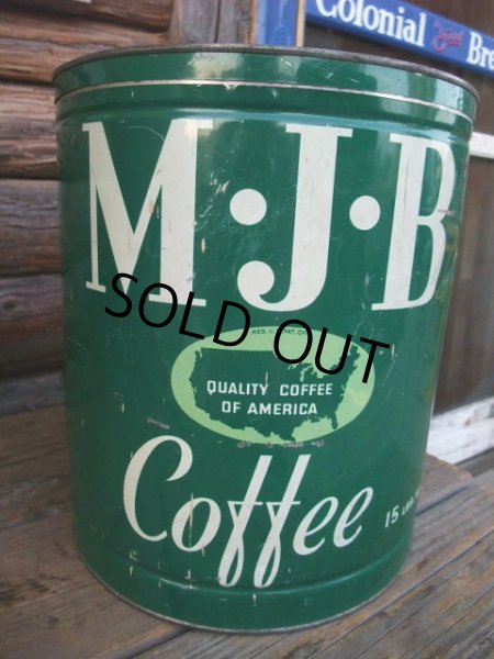 画像1: Vintage Tin Can / MJB coffee (NK972) (1)