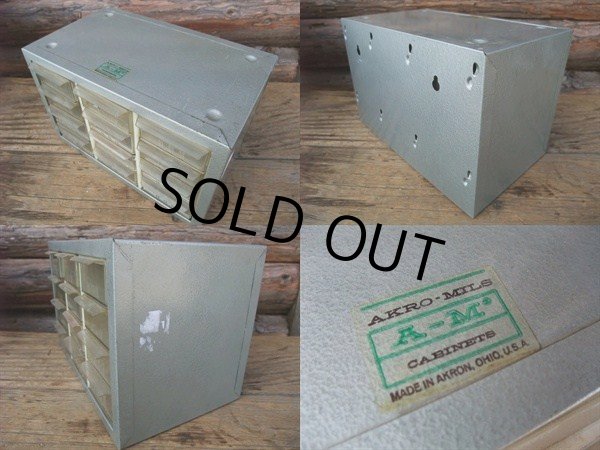 画像2: Vintage A-M Parts Cabinet #7 (NK982)  (2)