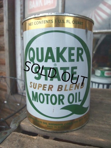 画像1: Vintage QUAKER STATE Motor Gas/Oil Can (PJ029)  (1)