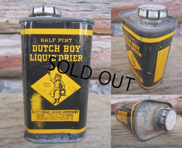 画像2: Vintage Dutch Boy Paint / Liqud Drier Can (PJ050)  (2)