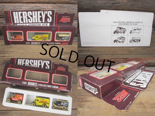画像2: 80s Vintage Hershey's Mini Car Gift Set W/box (AC200)  (2)