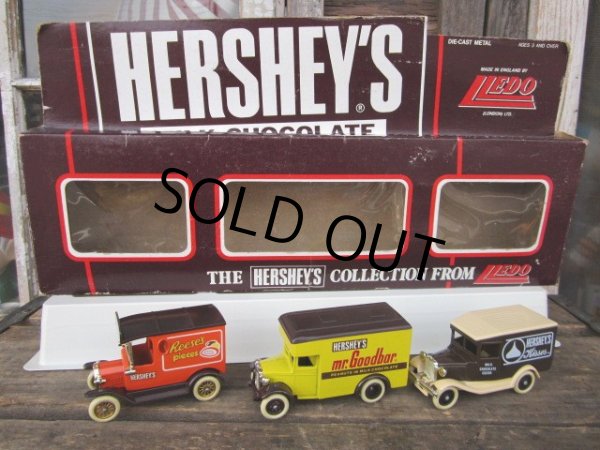 画像1: 80s Vintage Hershey's Mini Car Gift Set W/box (AC200)  (1)