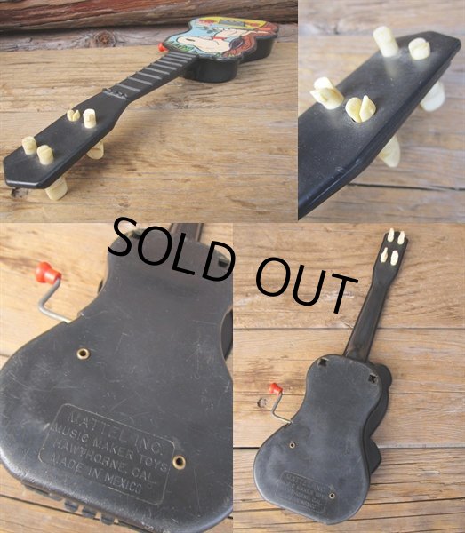 画像3: 70s Vintage Musical Guitar Snoopy (PJ056)  (3)