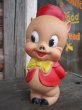 画像1: Vintage Sun Rubber Doll Porky Pig (PJ067) (1)