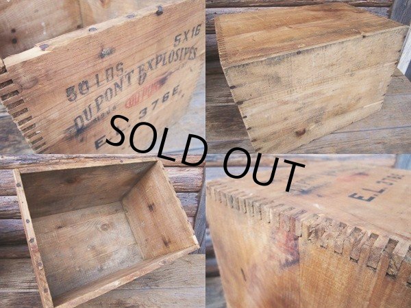画像3: Vintage DUPONT Wood Box　- B (PJ084)  (3)