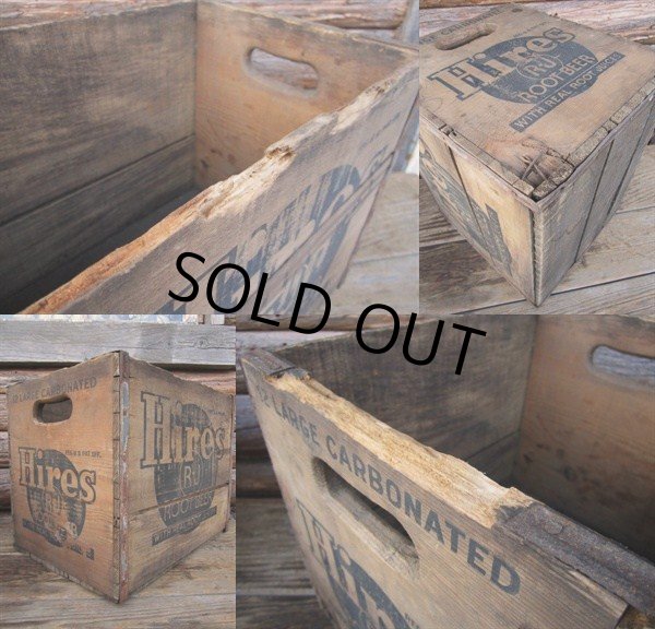 画像3: Vintage Hires ROOT BEER Wood Box (PJ087)  (3)