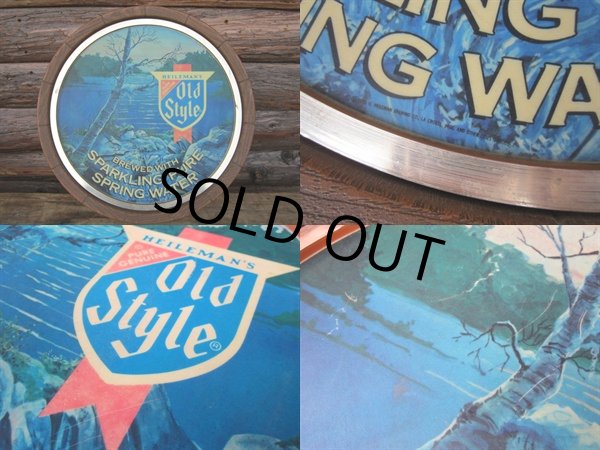 画像2: 80s Vintage Heilemans Old Style Beer Lighted Store Sign (PJ133) (2)